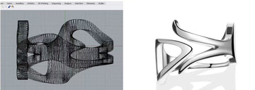 The Process: Sculpting Emotion into Futuristic Silver Forms