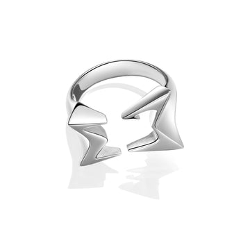 Pioneer|Jagged Open-Front Ring