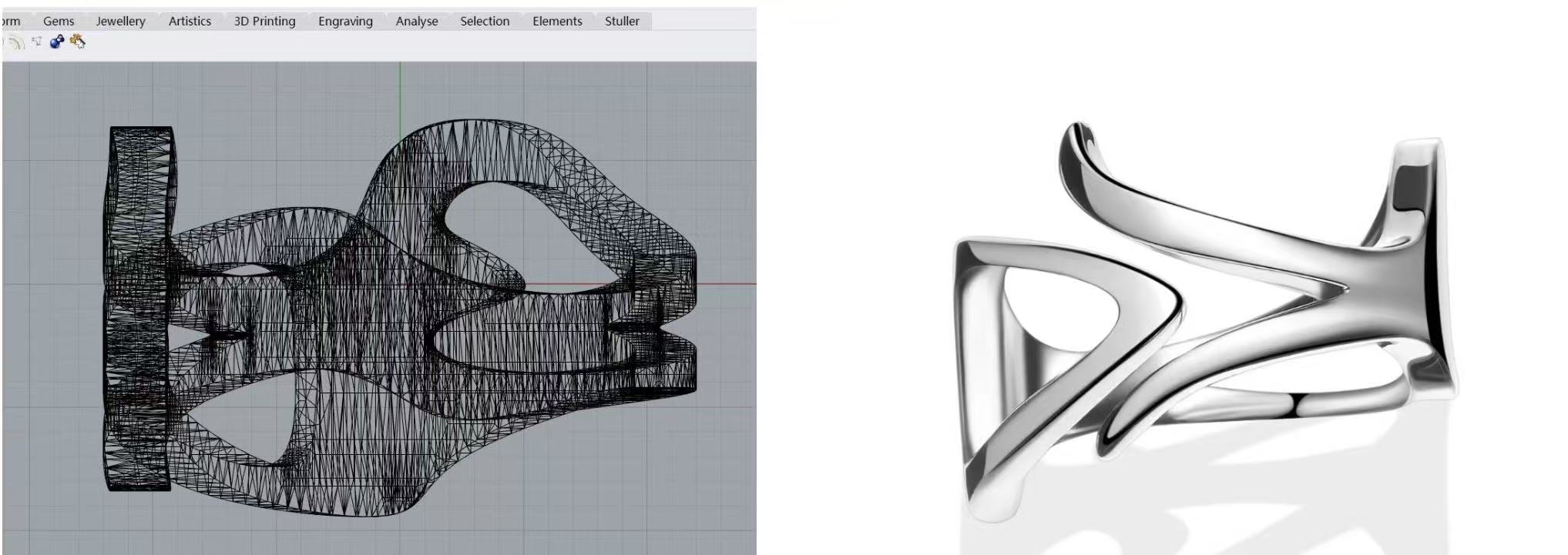The Process: Sculpting Emotion into Futuristic Silver Forms