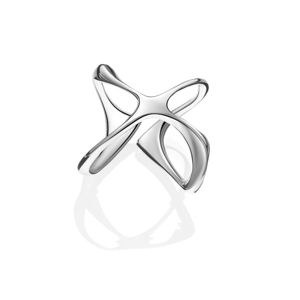 003|Double-Arc Ring - Versatile Jewelry Design – Outsider Artist
