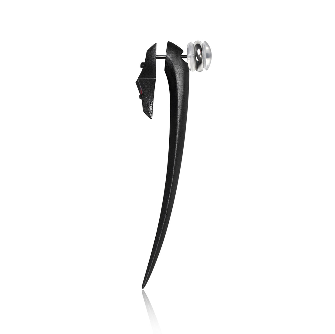 Pierce | Single & Paired Matte Black Earring